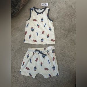 2 piece short shirt set - NWT baby summer set
